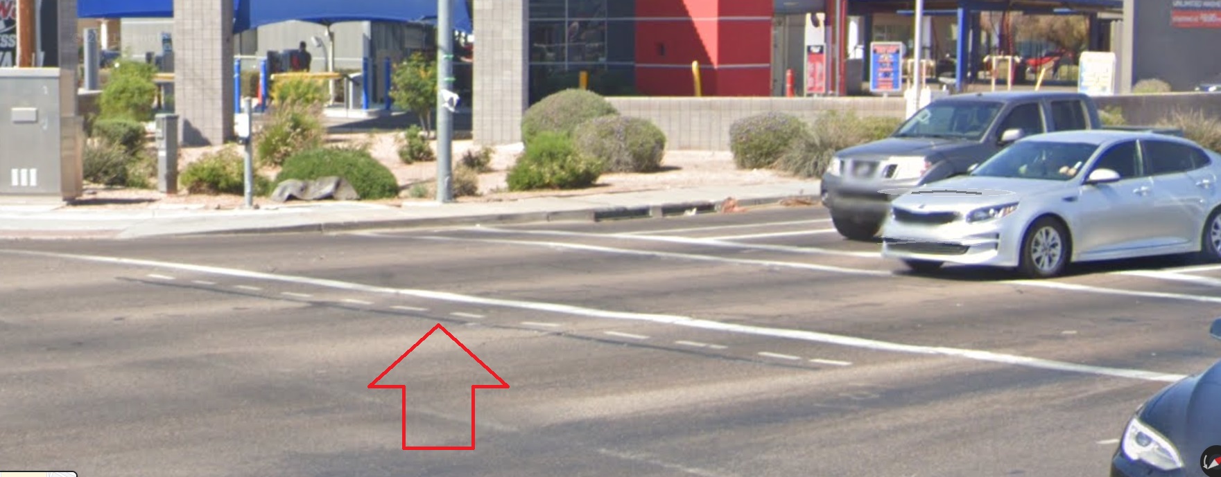 The Red Light Camera at Gilbert & Baseline Road