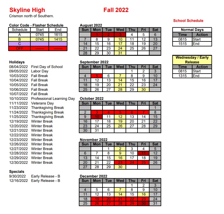 Phot Camera at Skyline High School